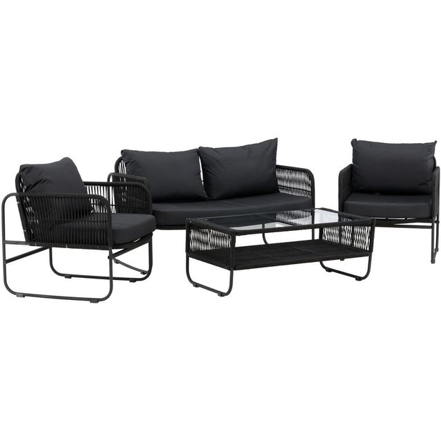 Sohvaryhmä Venture Home Utah musta