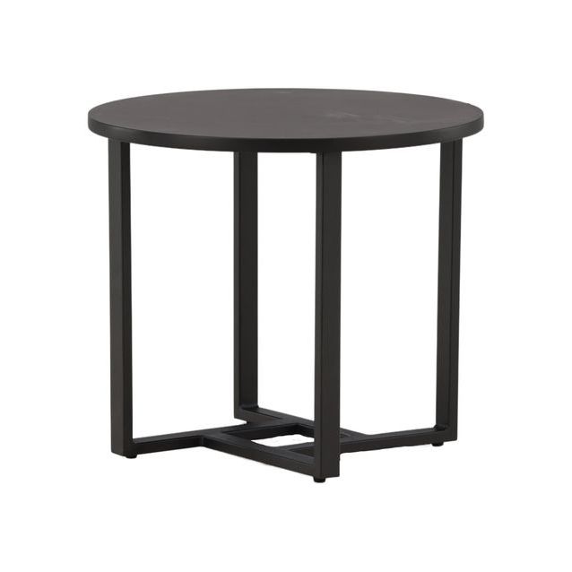 Sohvapöytä Venture Home Lawton, ⌀50cm, musta