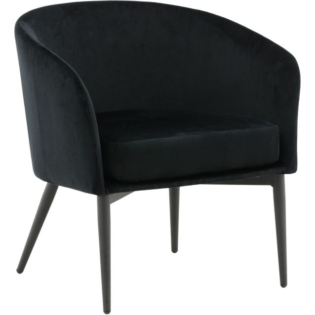 Nojatuoli Venture Home Fluffy musta