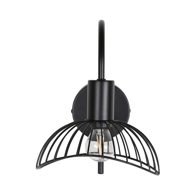 Seinävalaisin Venture Home Elsa, 16x 26x24cm, musta