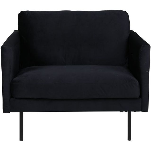 Nojatuoli Venture Home Zoom, musta sametti