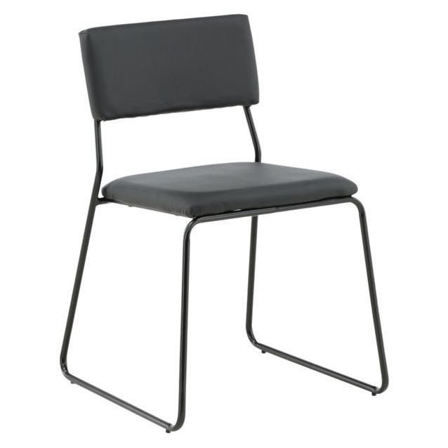 Ruokapöydän tuoli Venture Home Kenth, musta