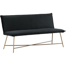 Sohva Venture Home Petra, 3-istuttava, musta sametti