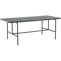 Ruokapöytä Venture Home Uno, 200x90cm, musta