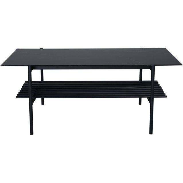 Sohvapöytä Venture Home Von Staf, 120x60cm, musta/savulasi