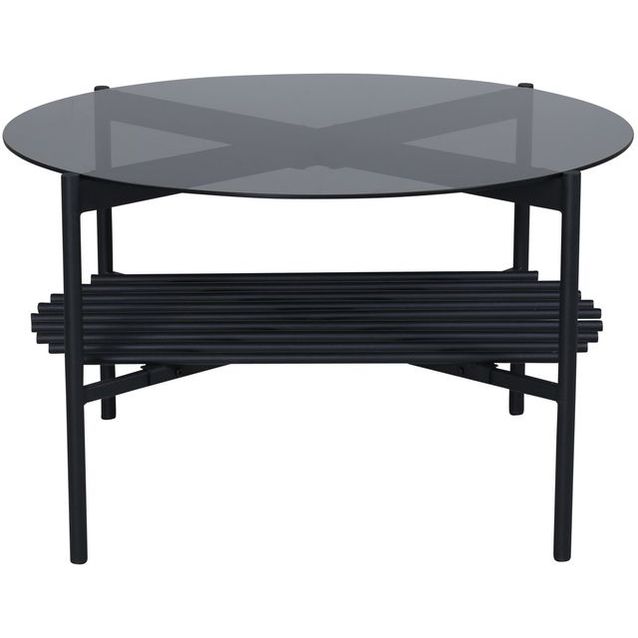 Sohvapöytä Venture Home Von Staf, musta/savulasi