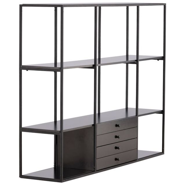 Hyllykkö Venture Home Amaraillo, musta