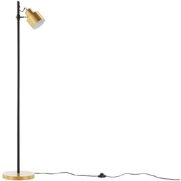 Lattiavalaisin Venture Home Vifta, 178cm, musta/messinki