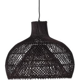 Riippuvalaisin Venture Home Laroche, ø45cm, musta/rottinki