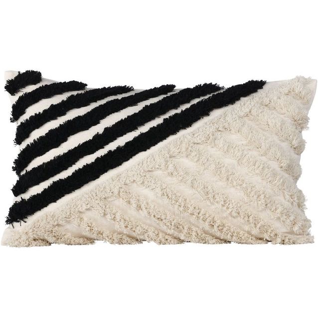 Koristetyynynpäällinen Venture Home Zara, 30x50cm, mustavalkoinen