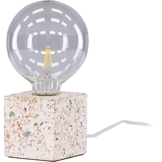 Pöytävalaisin Venture Home Rilche valkoinen/harmaa