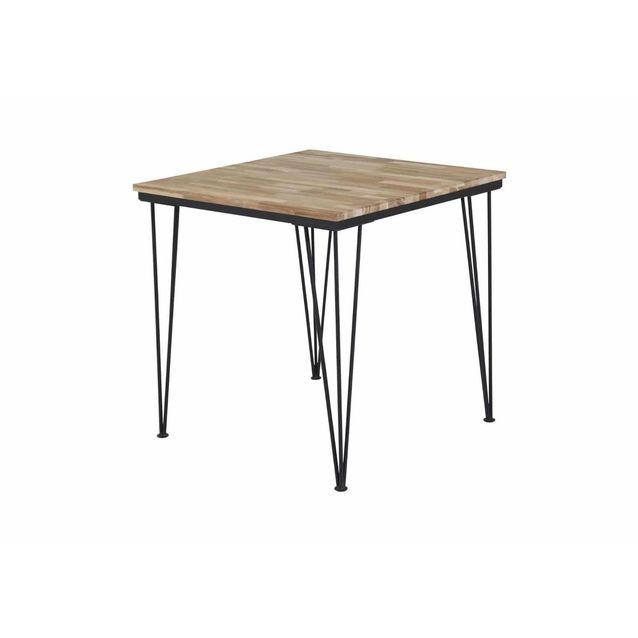 Ruokapöytä Venture Home Bali, 80x80cm, ruskea