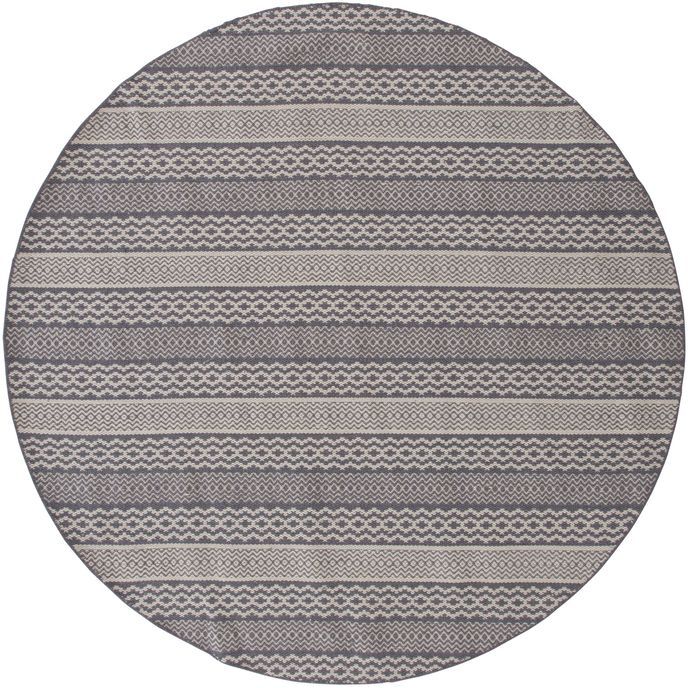 Matto Venture Home Sishu, ø200cm, vaaleanharmaa