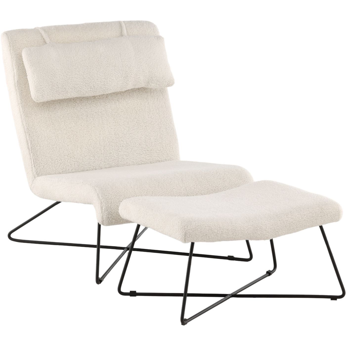 Nojatuoli Venture Home Laconia valkoinen