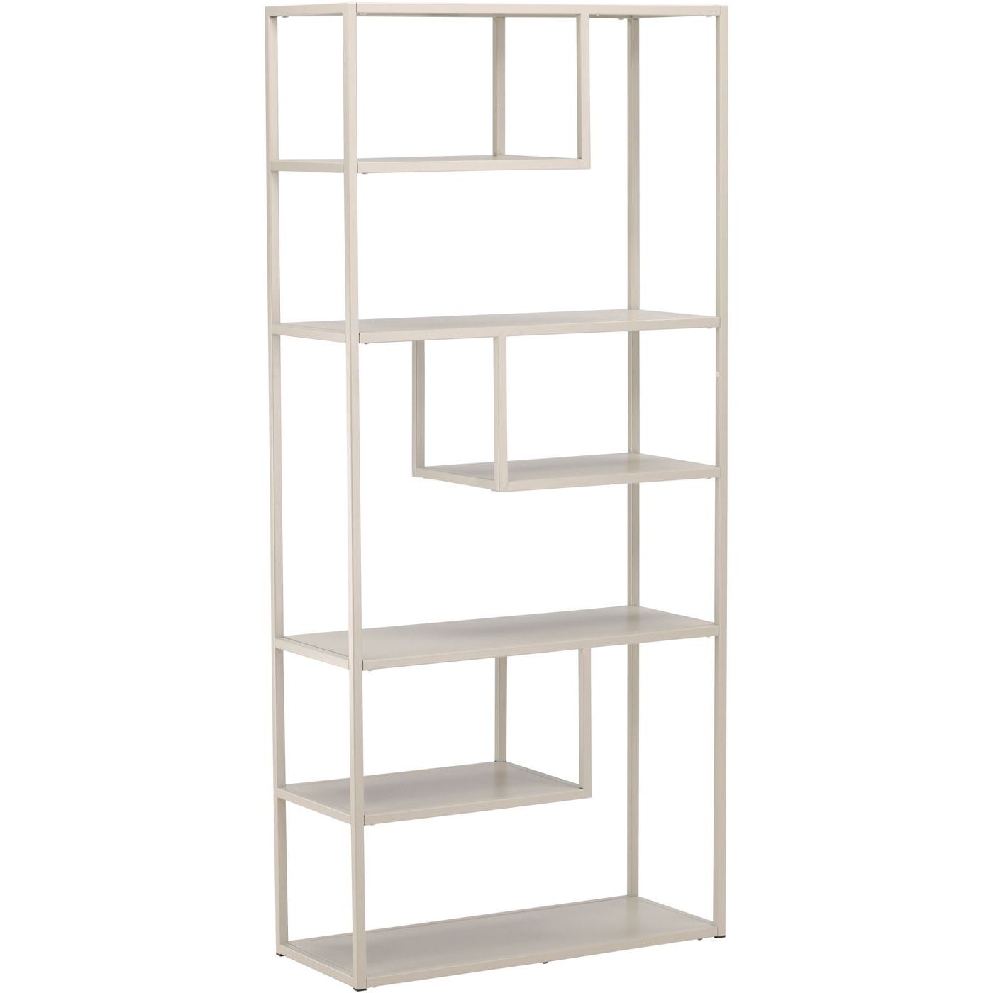 Kirjahylly Venture Home Staal korkeareunainen beige