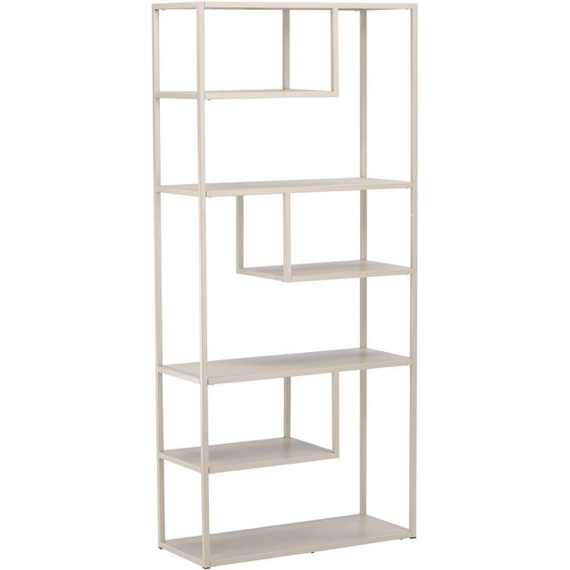 Kirjahylly Venture Home Staal korkeareunainen beige