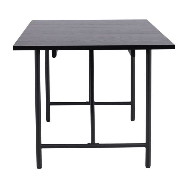 Ruokapöytä Venture Home Astrid, 200x90cm, musta