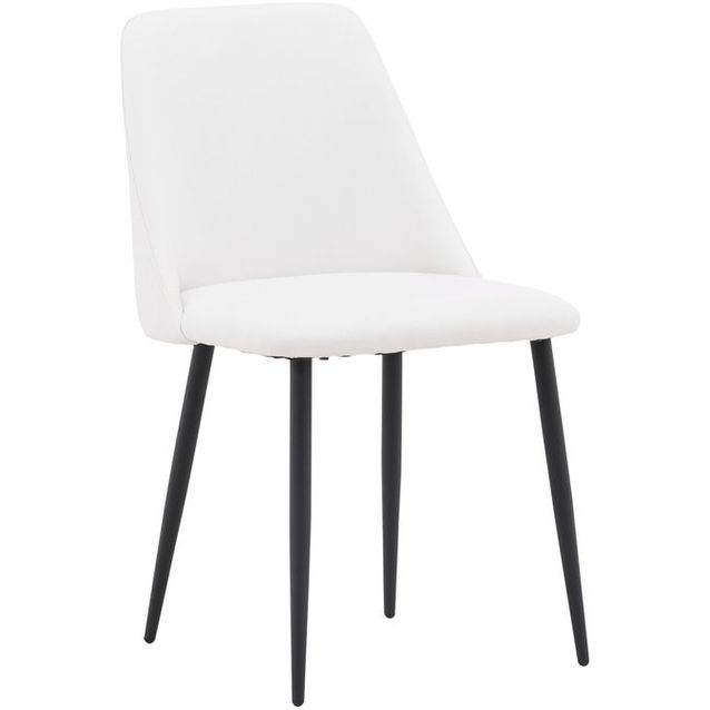 Ruokapöydän tuoli Venture Home Night, valkoinen keinonahka