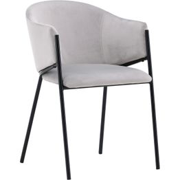 Ruokapöydän tuoli Venture Home Evelina vaaleanharmaa