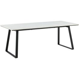 Ruokapöytä Venture Home Estelle, 200x90cm, valkoinen