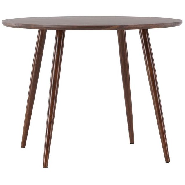 Ruokapöytä Venture Home Sanford, ⌀100cm, tummanruskea