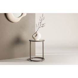 Sivupöytä Venture Home Stavanger, Ø35cm, ruskea