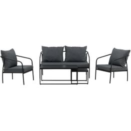 Sohvaryhmä Venture Home Sopot musta/harmaa