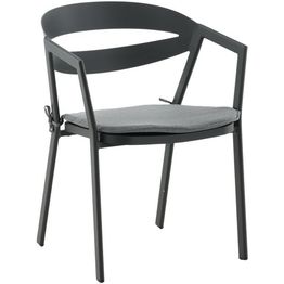 Tuoli Venture Home Slit, pinottava, pehmusteella, musta/harmaa