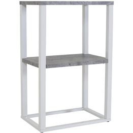 Yöpöytä Venture Home Rise betoninharmaa/valkoinen