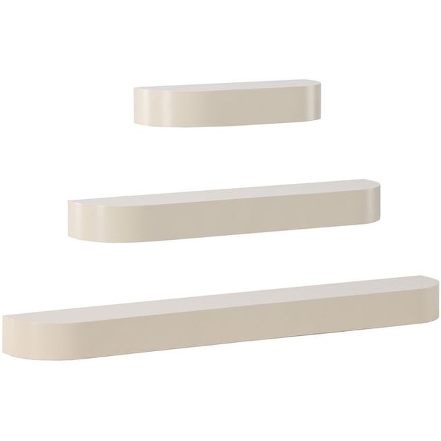 Seinähyllyt Venture Home Glow, 3kpl, beige