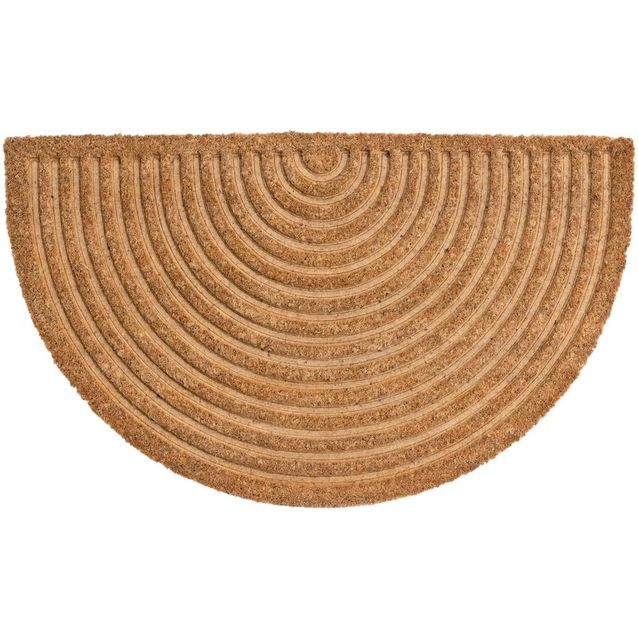 Kynnysmatto Venture Home Noah, puoliympyrä, 45x75cm, ruskea