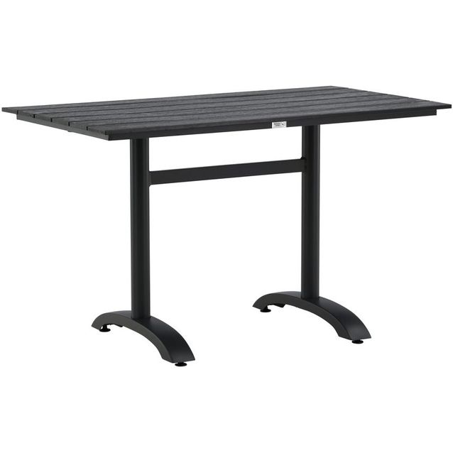 Ruokapöytä Venture Home Denver, 120x70cm, musta