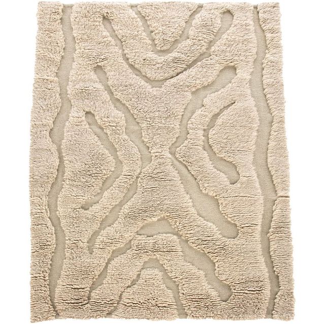 Villamatto Venture Home Trondheim x Josefin Lustig, beige/valkoinen