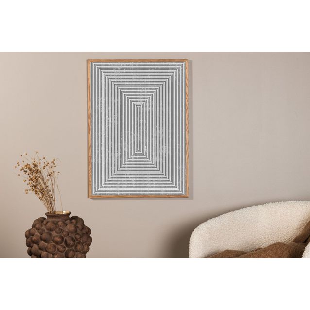 Juliste Venture Home Symmetrical, harmaa