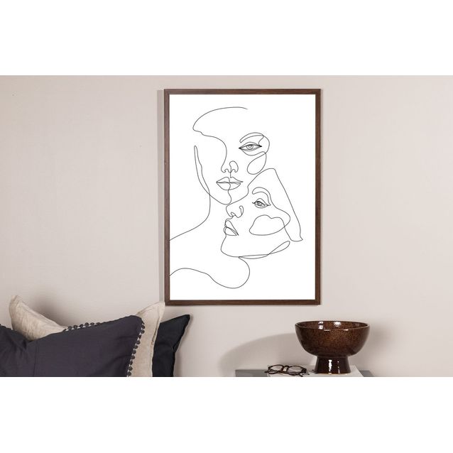 Juliste Venture Home Faces, valkoinen