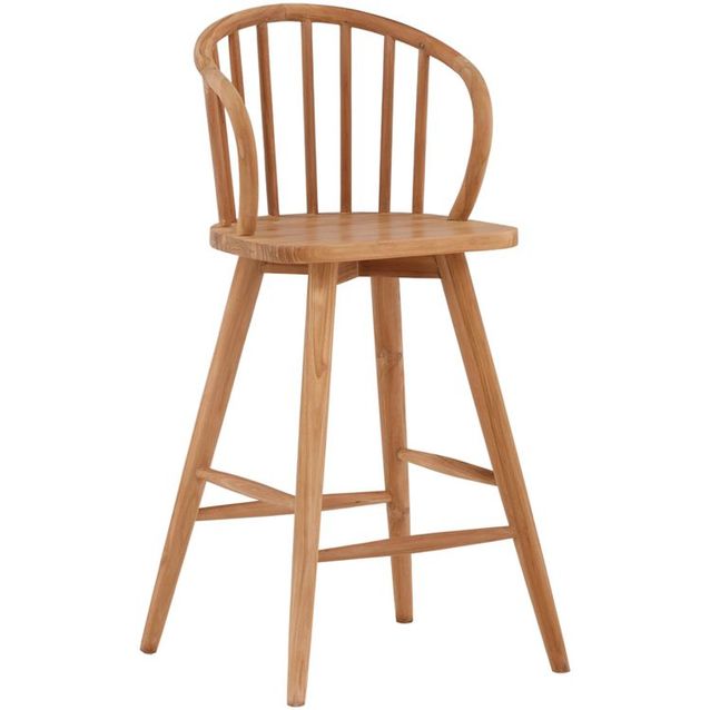 Baarituoli Venture Home Bullerbyggd, luonnollinen tiikki