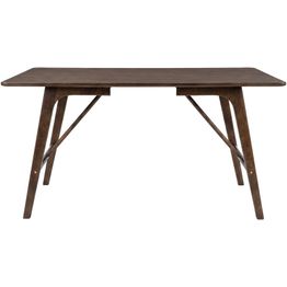 Ruokapöytä Venture Home Kaseidon 120x80cm, kumipuu/tummanruskea
