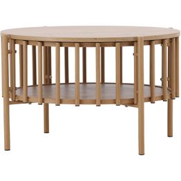 Sohvapöytä Venture Home Rubbo, Ø80cm, ruskea