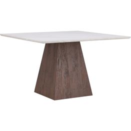 Ruokapöytä Venture Home Cael, 120x120cm, vaaleanharmaa