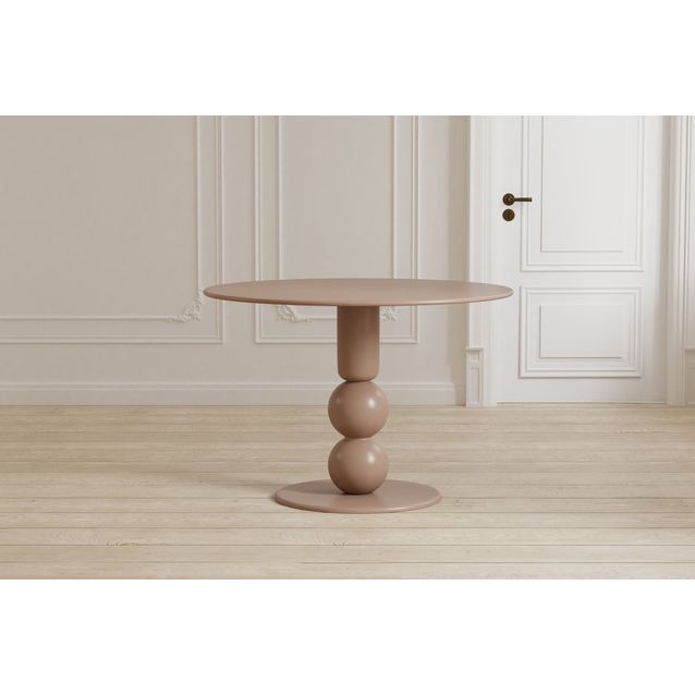 Ruokapöytä Venture Home Boule, Ø110cm beige