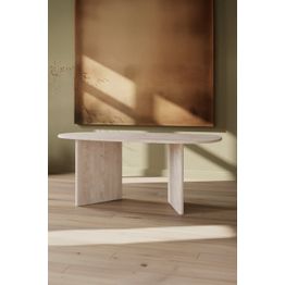 Soikea ruokapöytä Venture Home Grönvik, 180x90cm, ruskea