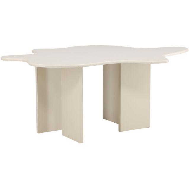 Ruokapöytä Vind Flower, 190x123cm, beige