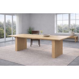 Ruokapöytä Vind Humle, 200x100x75 cm ruskea