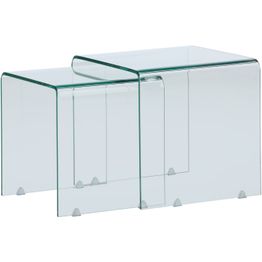 Sarjapöytä Venture Home Telemark, kirkas lasi