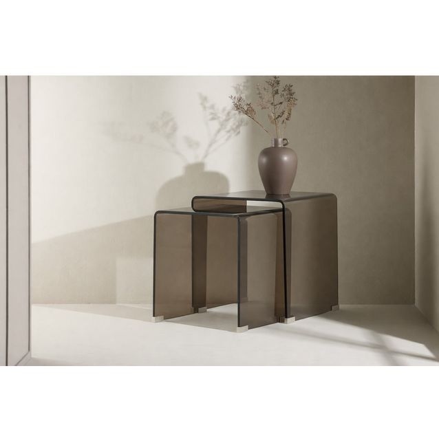 Sivupöytä Venture Home Telemark, 42x42x42 cm ruskea