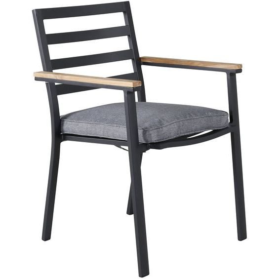 Tuoli Venture Home Brasilia, pinottava, musta/tiikki