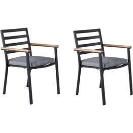 Tuoli Venture Home Brasilia, pinottava, musta/tiikki