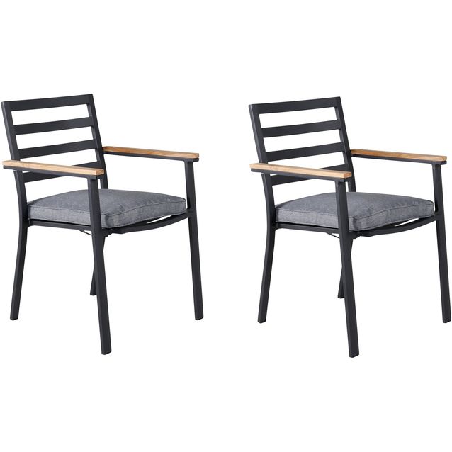 Tuoli Venture Home Brasilia, pinottava, musta/tiikki