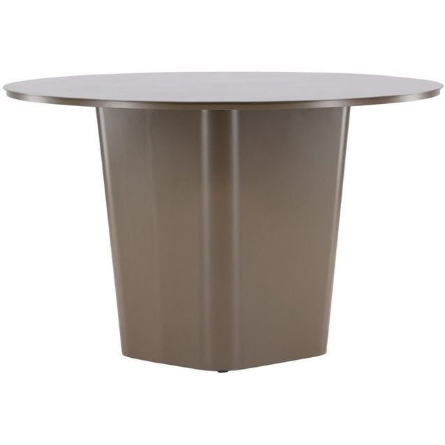 Ruokapöytä Venture Home Santa Fe, ø120cm, harmaanruskea