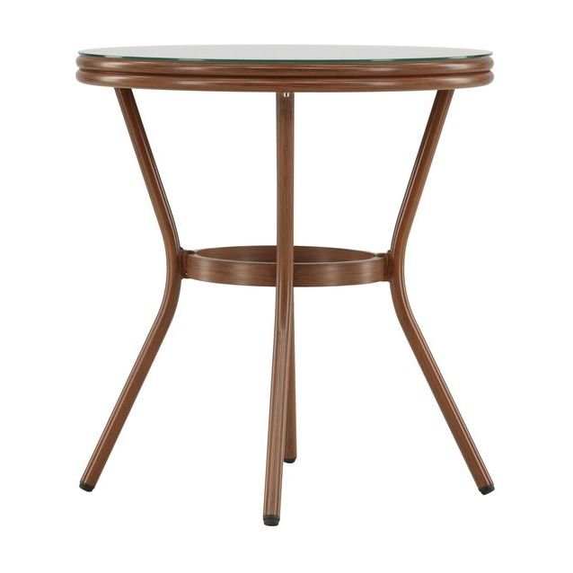 Parvekepöytä Venture Home Loures, ø70cm, ruskea